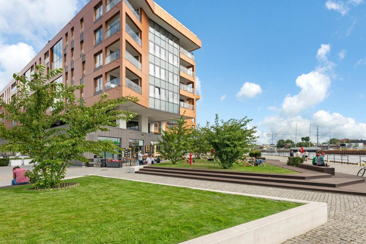 Premium Family & Business Old Town Riverside Apartment With Parking Гданьск Экстерьер фото